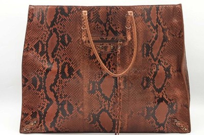 Balenciaga Python Papier A4 Tote Bag Eb0326erxde