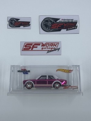 SF Garage Works Custom Hot Wheels '71 Pink Datsun Bluebird 510
