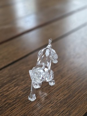 Swarovski Crystal Leopard figurine W/ original box, # 17093. Retired 