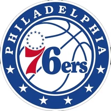 Philadelphia 76ers Sixers Car Magnet Die Cut Laminated