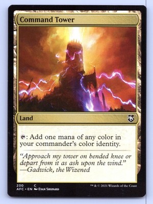 Command Tower 230 Adventures in the Forgotten Realms Magic: The Gathering NM