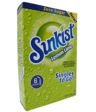 Sunkist Lemon Lime Singles Drink Mix