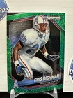 2025 Panini Prizm Black Football Green Shimmer FOTL Cris Dishman #66