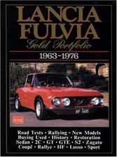 Lancia Fulvia Gold Portfolio 1963-1976 Road Test Book By