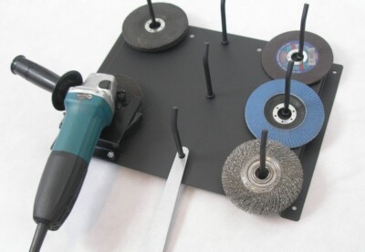 Colgador De Pared Metálico Para Amoladora Angular 125 Mm / 115 Mm - Organizador De Herramientas - Polonia