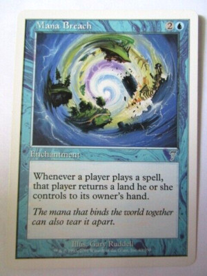MTG Mana Breach 7th Edition Seventh Uncommon Light Play!!