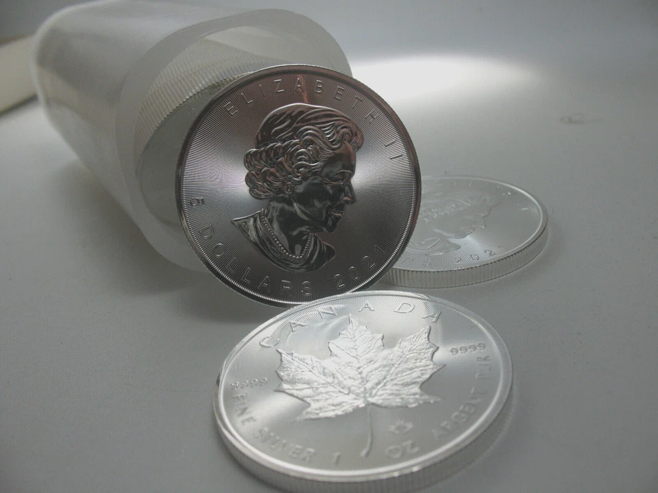 1 Unze Silber Maple Leaf 2021 999,9 Feinsilber / 1 Oz Silber Kanada - Bild 2 von 2