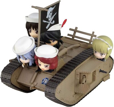 Paar Dot Girls & Panzer Final Chapter Mk.IV Tank Ending Ver. Shark Team Figur