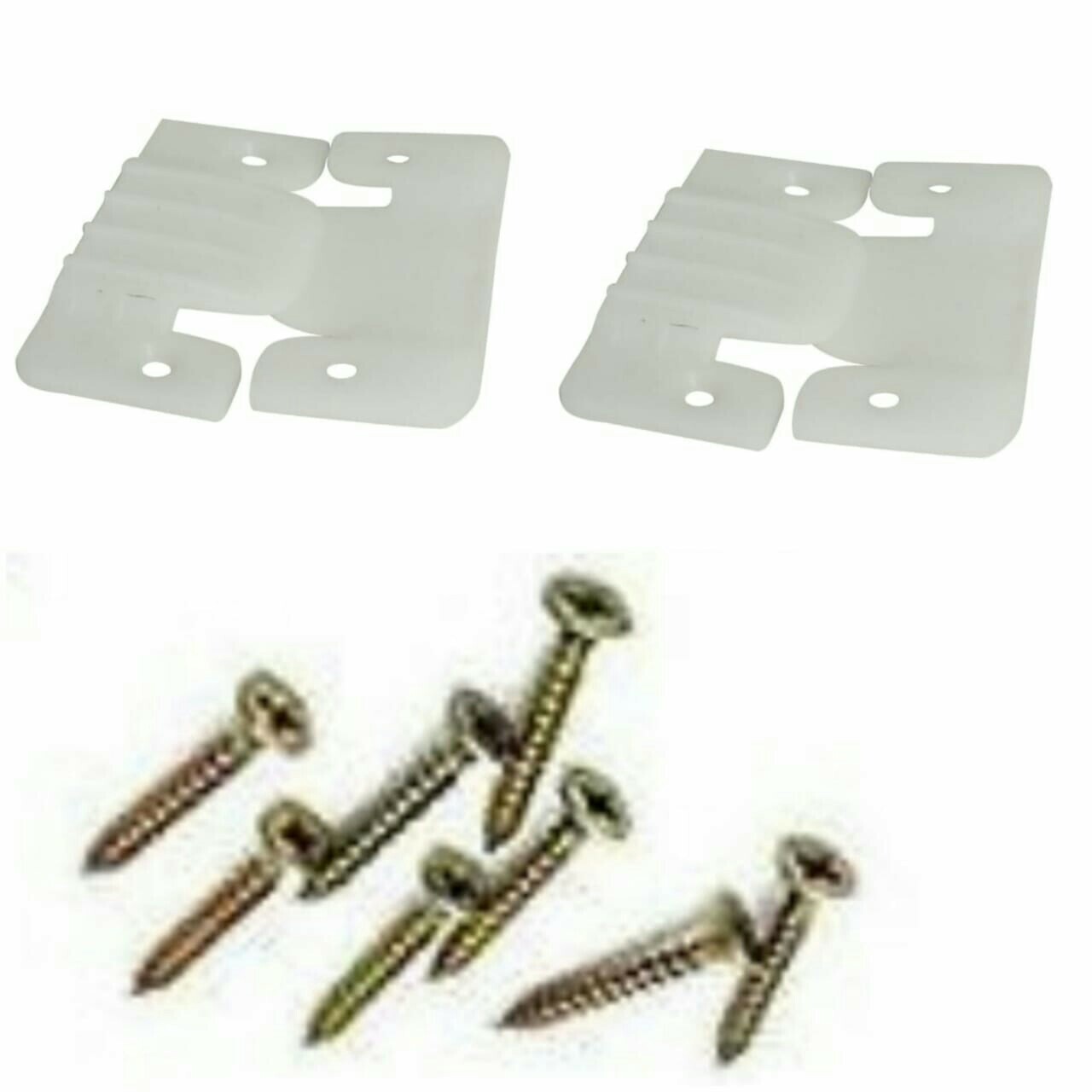 4 x Plastic Connector CLIPS/PLATE/BRACKET JOINT DIVAN BED/SOFA SUITE