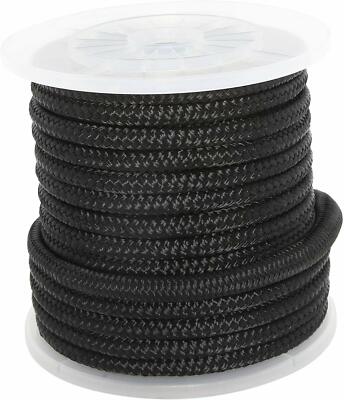 SearQing Double Braid Nylon Anchor Rope 5/8" X 150' - 9000LB Strength With Thimble