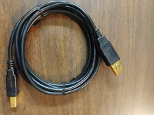 High-speed Data Printer Gold Plated Cable USB 2.0 / 6 ft  A-male to B-male