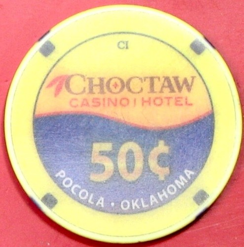 50¢ Casino Chip. Choctaw, Pocola, OK. Z48.