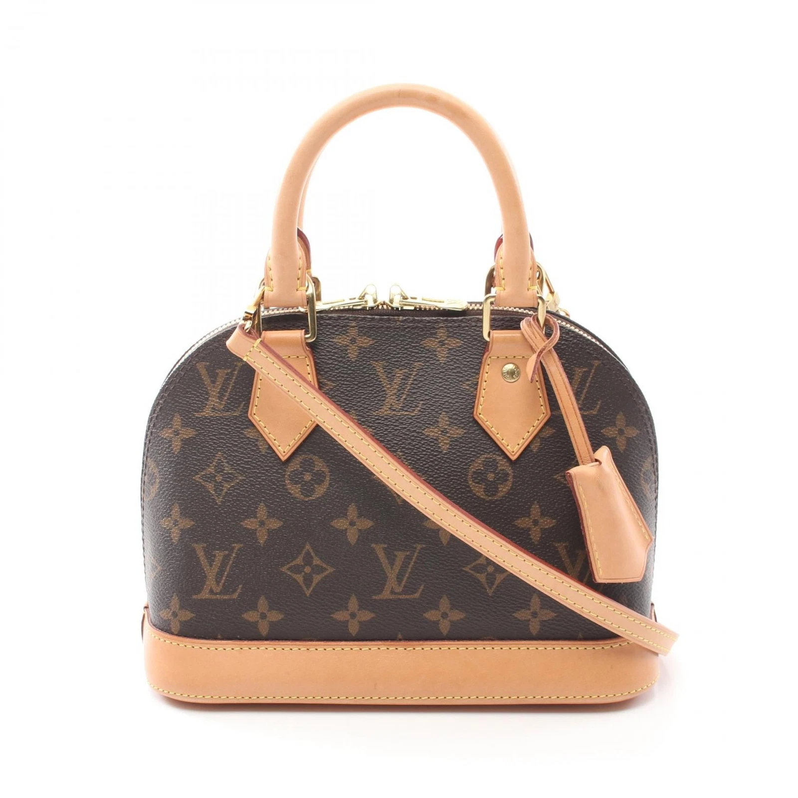 LOUIS VUITTON（LV） Borsa a mano Louis Vuitton Alma BB 2 vie M53152 tela monogramma marrone usata donna LV