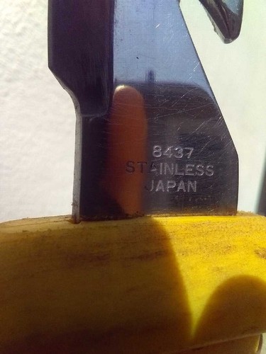 Wenoka Stumpfspitze Tauchmesser, Made in Japan flache Spitze, 10 Zoll, 350 g 8437 Stahl - Bild 3 von 13