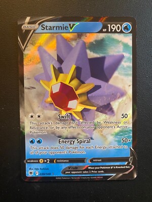 POKEMON TCG STARMIE V ASTRA RADIANCE ULTRA RARE 30/189!! | eBay