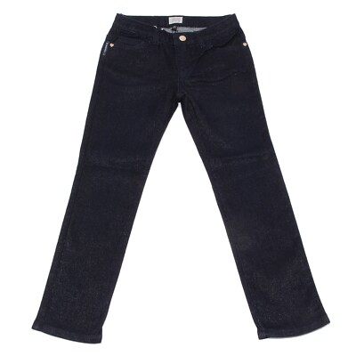 7107S jeans bimba ARMANI JUNIOR blu/argento pantalone pant trouser