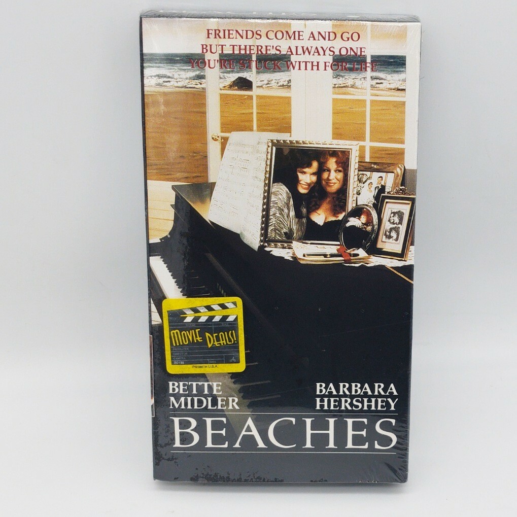 Beaches VHS Bette Midler Barbara Hershey New Factory Sealed