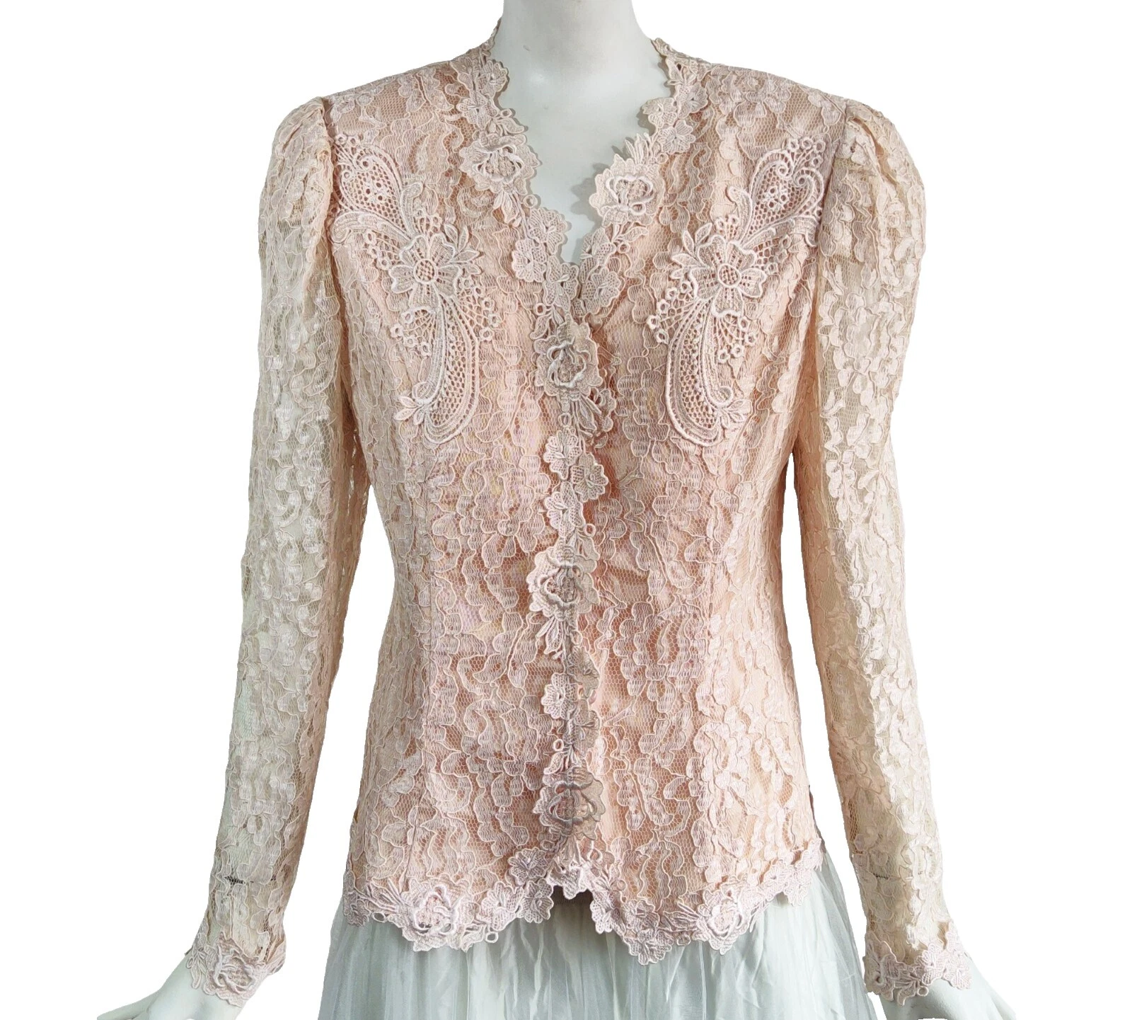 Camisetas Vintage de Encaje Ocasión Especial para De mujer