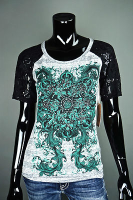 BKE ANGELS AND DIAMONDS ''FOREST FLOURISH BLACK LACE'' AT BUCKLE SINFUL STYLE *093