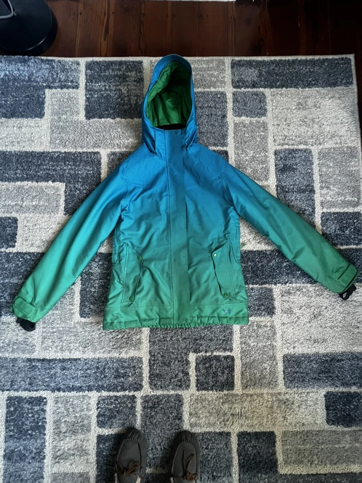Under Armour ColdGear Invierno Esquí Nieve Snowboard Chaqueta Azul Verde Talla Grande Foto 4 de 4