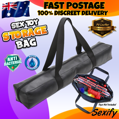 Large Antibacterial Toy Bag Storage Travel Case For Adult Sex Toys PU Leather | eBay Australia Large Antibacterial Toy Bag Storage Travel Case For Adult Sex Toys PU Leather | eBay Australia