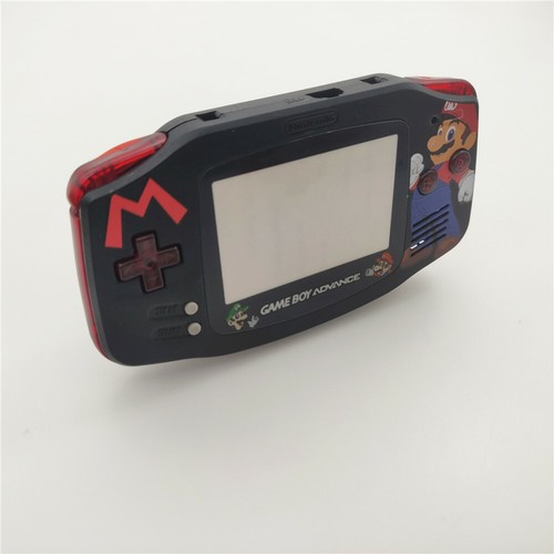 Limited Pattern Black Shell Case Housing for Game Boy Advance GBA Console - Picture 7 of 8