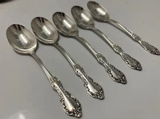 Vtg. Wm Rogers Mfg Co.  Extra Plate Original Rogers Set Of 5 6" Long