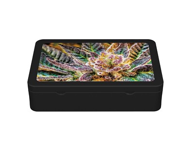 CANNACAN STASH BOX ORGANIZER WITH HOT 3D LENTICULAR STICKER OF  - SC TRICHOME