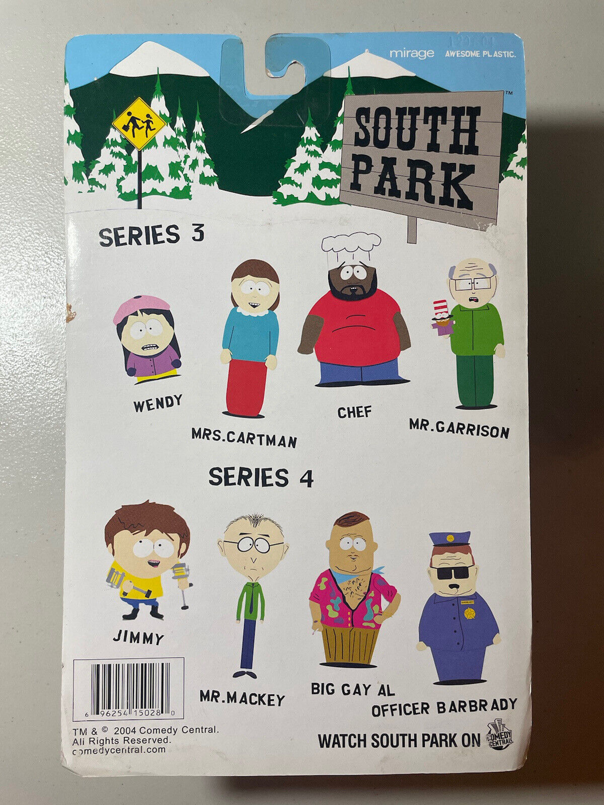 2005 South Park Big Gay Al Series 1 Action Figure Suitcase Goose *See  Photos*