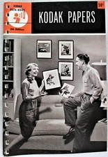 EASTMAN KODAK COMPANY KODAK DATA BOOK BOOKLET KODAK PAPERS 1951 VINTAGE
