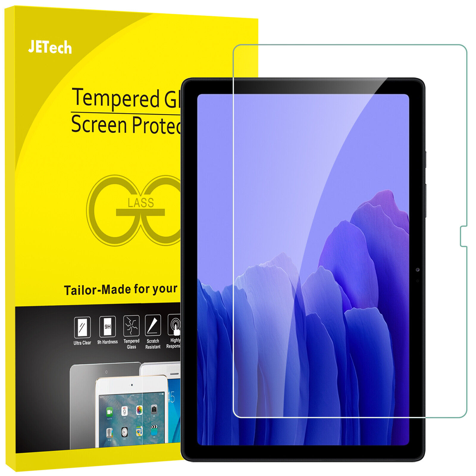 JETech Screen Protector for Samsung Galaxy Tab A7 10.4" 2020 Tempered Glass Film