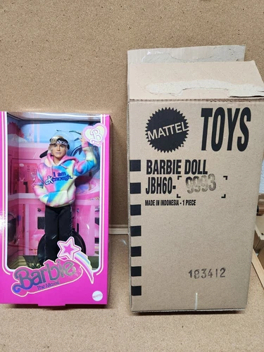 Ken Doll in I Am Kenough Hoodie – Barbie The Movie In Hand