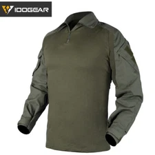 IDOGEAR G3 Combat Shirt w/ Elbow Pads Military Tactical BDU Airsoft Camo Hunting