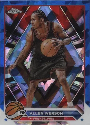 2023-24 Topps Chrome Sapphire Edition - Allen Iverson #66