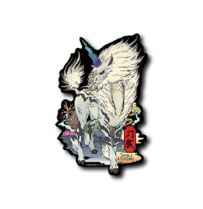 B Side Label Sticker Capcom Monster Hunter Ukiyo E Kirin Japan New Ebay