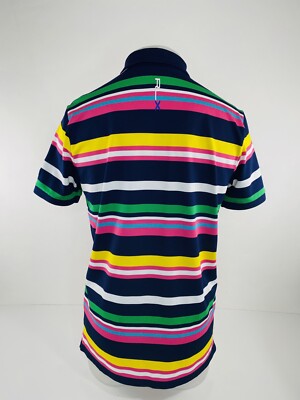 ラルフローレン RLX Ralph Lauren Shorts Mens 34 Blue Fish Print Golf Chino