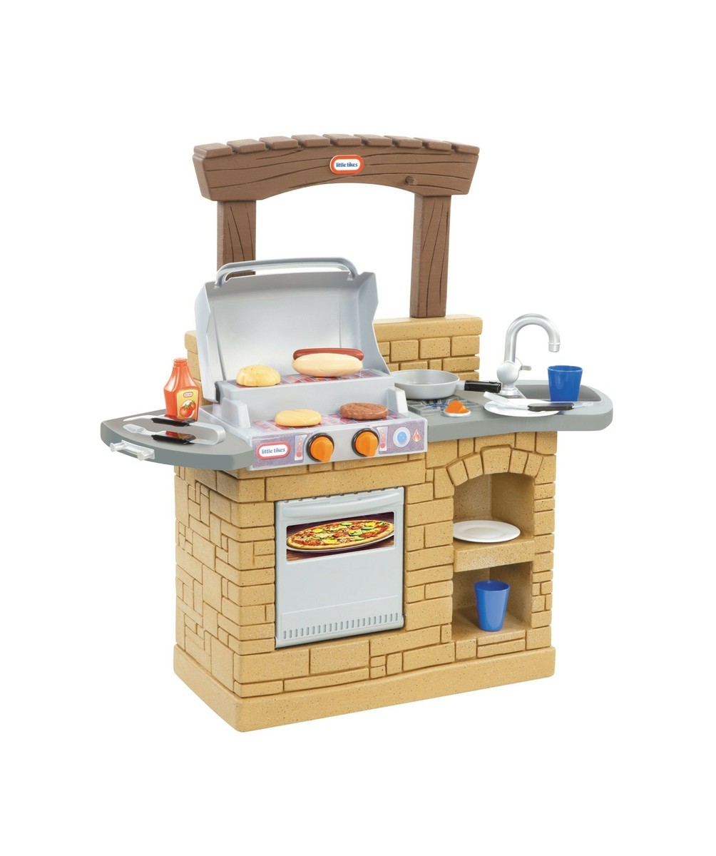 Little Tikes Cook 'n Play Outdoor BBQ , Brown 754295821429| eBay