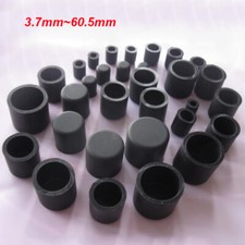 3.7mm-60.5mm Black End Cap Silicone Rubber Blanking Stopper Cover For Pipe Tube