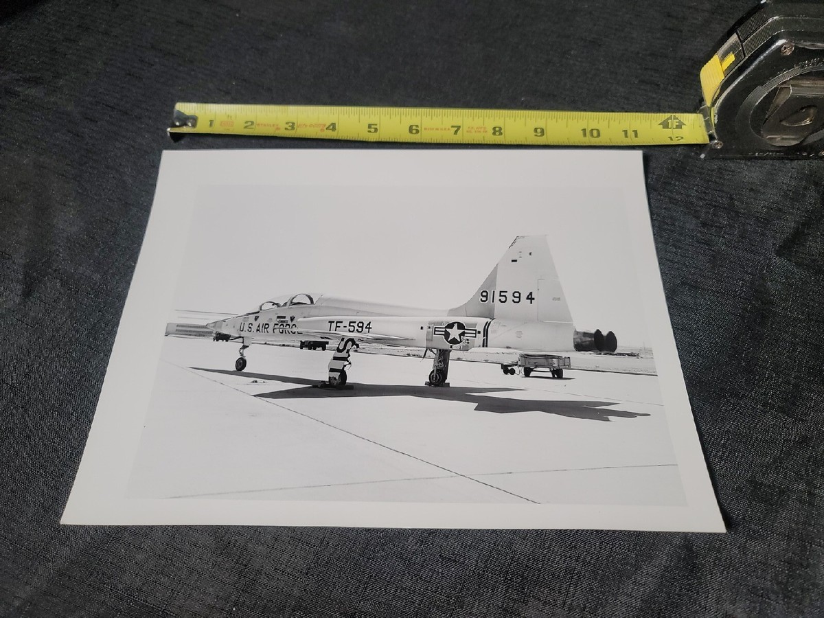 USAF T-38A Talon B&W Photograph Northrop CRF TF-594 91594 Trainer