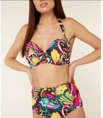 TU SIZE 34B/C TOP 10 HIGH WAISTED BOTTOMS BUTTERFLY