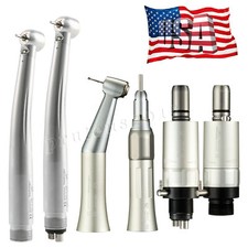 Dental Kit de pieza de mano turbina fibra  ptico LED de alta y baja velocidad YB