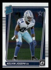 2021 Donruss Optic #250 Kelvin Joseph Rookie Dallas Cowboys