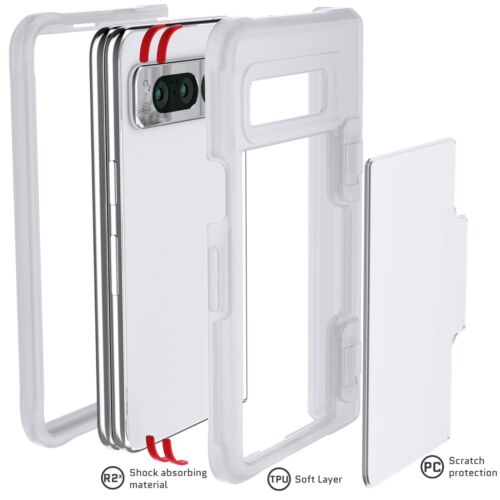 Ghostek COVERT Clear Phone Case with Hinge Cover Designed for Google Pixel Fold - Picture 5 of 32