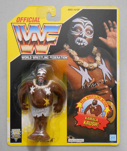 1993 HASBRO WWF  KAMALA  Unopened Sealed  NICE CON...