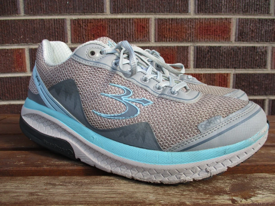 Gdefy Gravity Defyer Mujer 10 Gris Azul Zapatos para Correr Acolchados Cómodos Caminar Foto 2 de 4