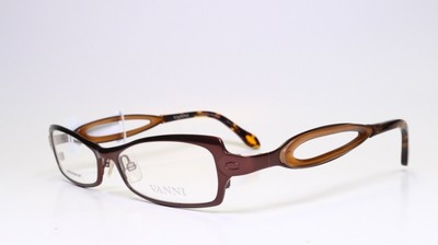 NEW AUTHENTIC VANNI V 9531 C66 BROWN EYEGLASSES FRAME V9531 RX 51-15