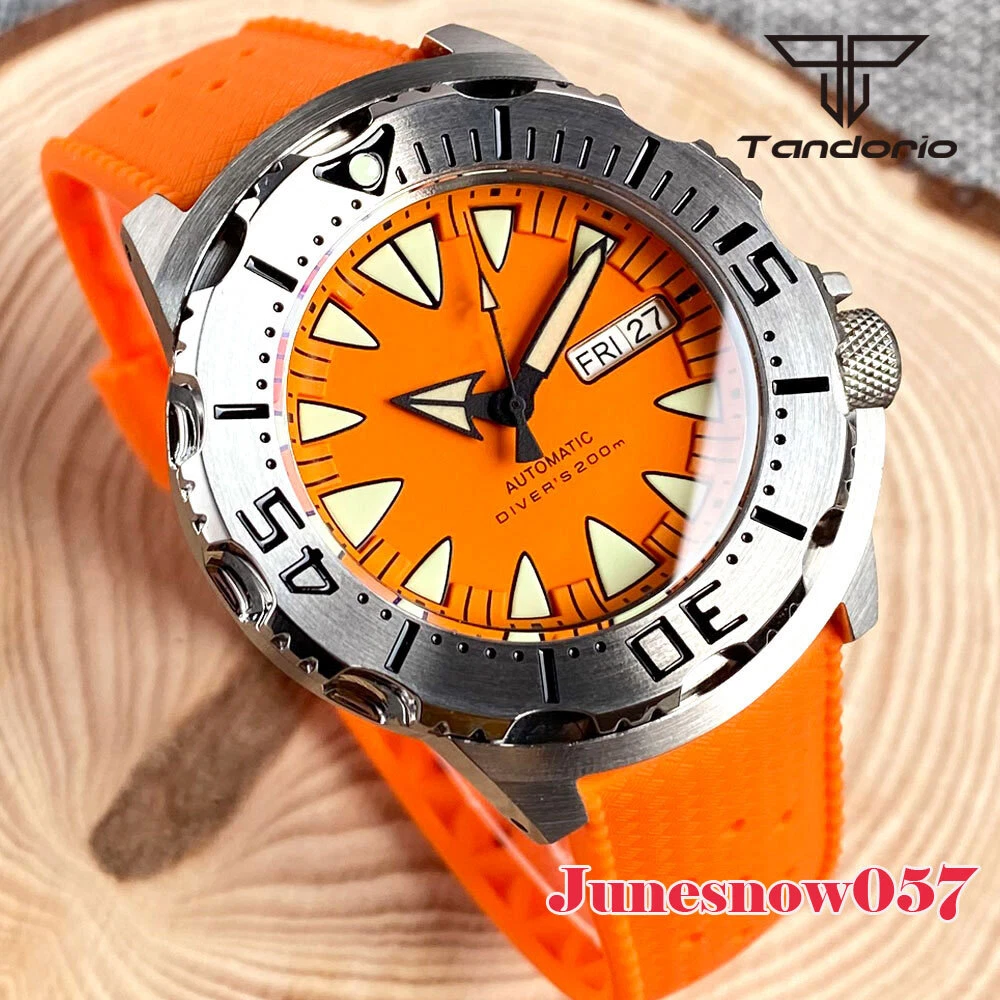 Orange store monster watch
