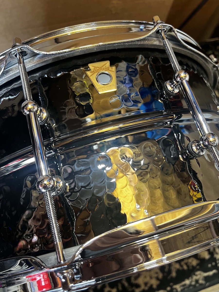 Ludwig LB417KT Hammered Black Beauty 6.5x14
