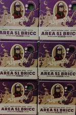 Dr. Squatch AREA 51 Bricc Limited Galaxy Edition 5oz Zero Grit Bar Soap Lot Of 6