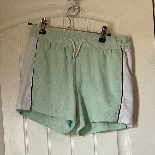 Abercrombie Kids Girls Green/White Athletic Shorts Size 13/14